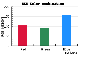 rgb background color #685A9C mixer