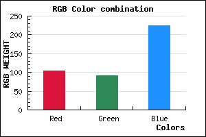 rgb background color #685BE1 mixer