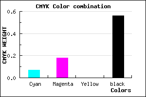 #685C70 color CMYK mixer