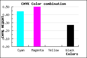 #685DBB color CMYK mixer