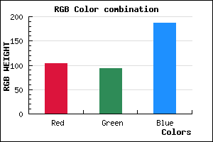 rgb background color #685DBB mixer