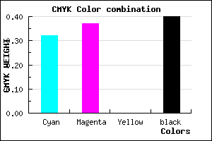 #686199 color CMYK mixer