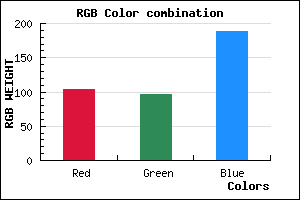 rgb background color #6861BD mixer