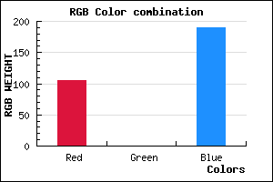 rgb background color #6900BE mixer