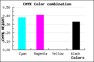 #6964AA color CMYK mixer