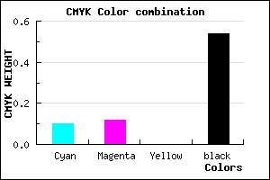 #696775 color CMYK mixer