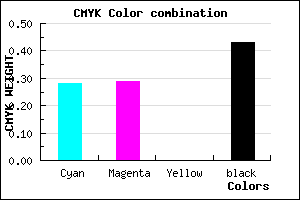 #696892 color CMYK mixer