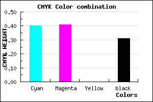 #6968B0 color CMYK mixer