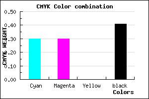 #696997 color CMYK mixer