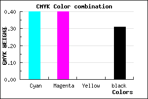 #6969AF color CMYK mixer