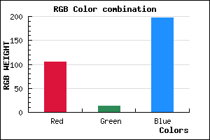 rgb background color #690DC5 mixer