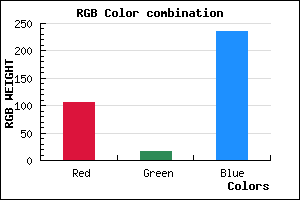 rgb background color #6910EB mixer