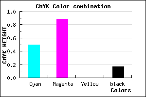 #691AD4 color CMYK mixer