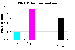 #692280 color CMYK mixer