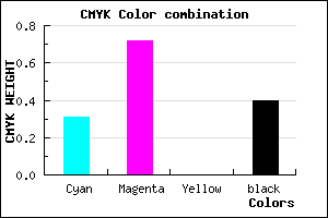 #692B99 color CMYK mixer