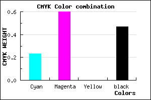 #693688 color CMYK mixer