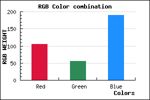 rgb background color #6938BE mixer