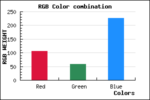 rgb background color #693BE3 mixer