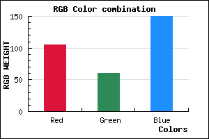 rgb background color #693C96 mixer