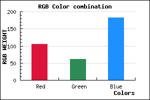 rgb background color #693EB6 mixer