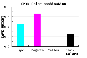 #6942C0 color CMYK mixer