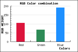 rgb background color #6943BF mixer