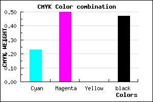 #694488 color CMYK mixer
