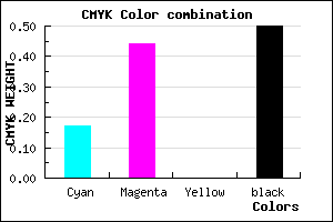 #69477F color CMYK mixer