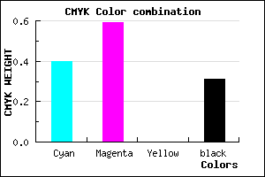 #6948B0 color CMYK mixer