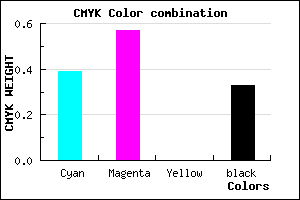 #6949AB color CMYK mixer