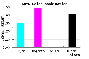 #694C96 color CMYK mixer