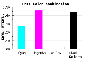 #694D8F color CMYK mixer