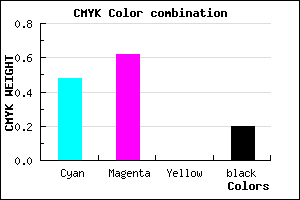 #694DCB color CMYK mixer