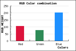 rgb background color #694DCB mixer