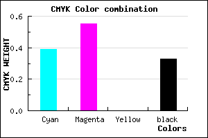 #694EAC color CMYK mixer