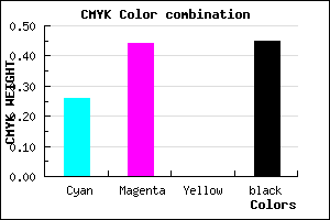 #694F8D color CMYK mixer