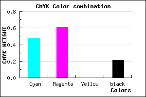 #694FC9 color CMYK mixer