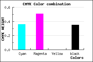 #6951A5 color CMYK mixer