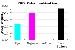 #695389 color CMYK mixer