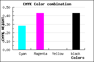 #695391 color CMYK mixer