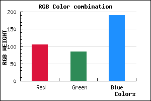 rgb background color #6954BE mixer
