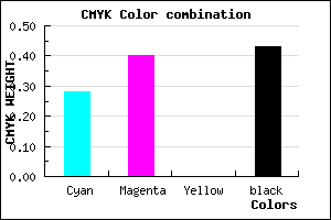 #695892 color CMYK mixer