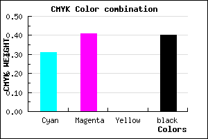 #695A98 color CMYK mixer