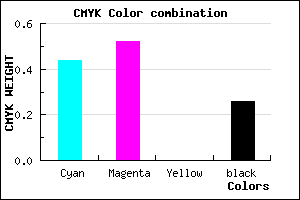 #695BBD color CMYK mixer