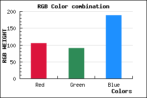 rgb background color #695BBD mixer