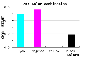 #695BCF color CMYK mixer