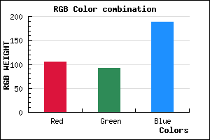 rgb background color #695CBC mixer