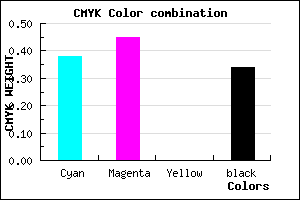 #695DA9 color CMYK mixer