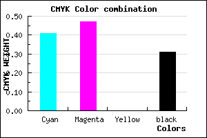 #695DB1 color CMYK mixer