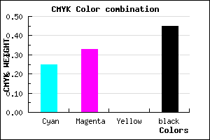 #695E8C color CMYK mixer